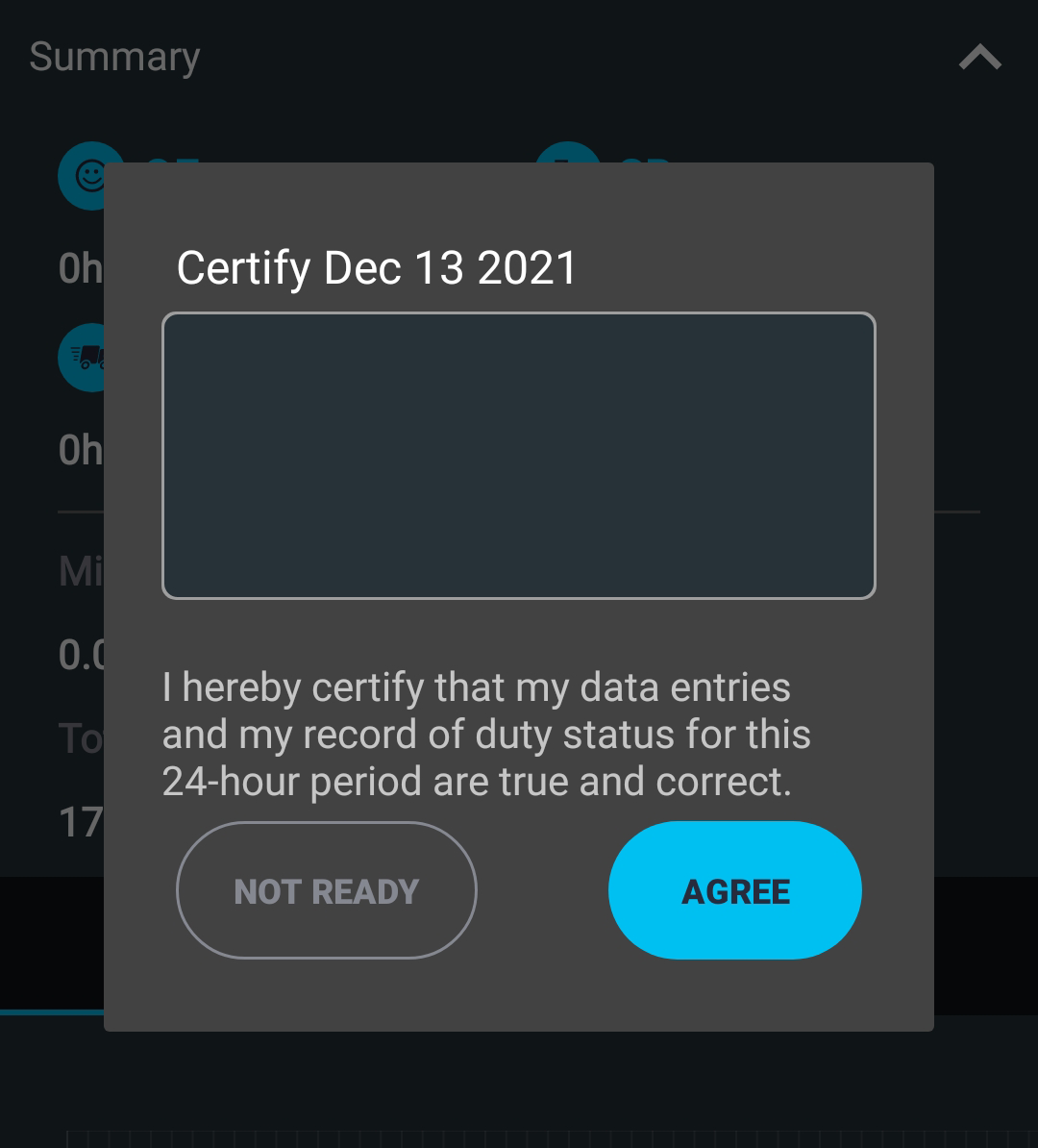 Certify your ELD logs – Reveal help center