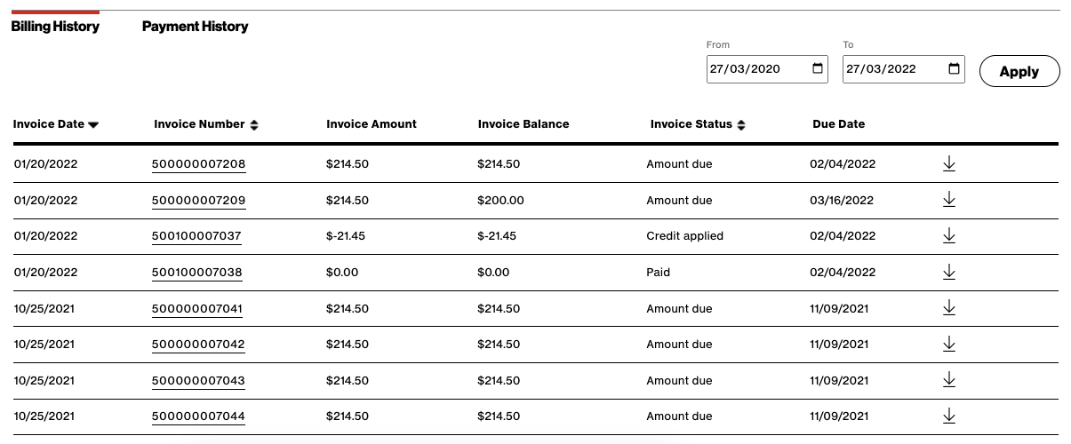 View Your Billing Information Reveal Help Center